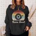 Vintage Retro Rare Soul Dj Turntable Music Old School Sweatshirt Gifts for Her