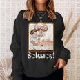 Vintage Science Atomic Bomb Retro Nerd Geek Sweatshirt Gifts for Her