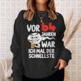 Vor 64 Jahren War Ich Mal Der Fastelste 64Th Birthday Man Sweatshirt Geschenke für Sie