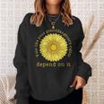 Vote Like Your Granddaughter's Rights Depend On It Feminis Sweatshirt Gifts for Her