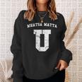 Whatsamatta U Fake College University Jersey Sweatshirt Gifts for Her