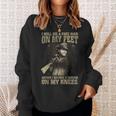 I Will Die A Free Man On My Feet Sweatshirt Gifts for Her