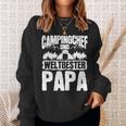 Wohnwagen Campingurlaub Bester Papaatertag Campen Sweatshirt Geschenke für Sie