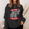 Wolf Furry Thighs Save Lives Proud Furry Pride Fandom Sweatshirt Gifts for Her
