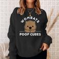 Wombats Poop Cubes Cute Kawaii Wombat Quote Sweatshirt Geschenke für Sie