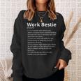 Work Bestie Definition Description Camisa de entrenamiento Regalos para ella