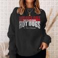 Works Out But Clearly Loves Hot Dogs & Ice Cream Hilarious Sweatshirt Gifts for Her