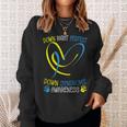 World Down Syndrome Awareness Day Down Right Perfect Sweatshirt Gifts for Her