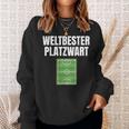 Worlds Best Platzwart Greenkeeper Football Pitch Sweatshirt Geschenke für Sie