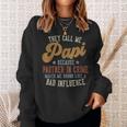 They Call Me Papi Father's Day Papi Sweatshirt Gifts for Her