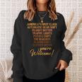 Youre Welcome Black History Month African Inventor Innovator Sweatshirt Gifts for Her