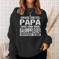 Zwei Titel Papa Und Baumpfleger Two Titel Sweatshirt Geschenke für Sie