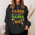 «Yabba Dabba Two» Caveman Ancient Times 2Nd Birthday Party Sweatshirt Gifts for Her