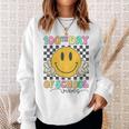 100Th Day Of School Vibes Cute Smile Face 100 Days Of School Sweatshirt Gifts for Her