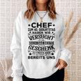 40Th Birthday Chef Für Dich Das Beste 40 Jahre Gray Sweatshirt Geschenke für Sie