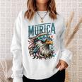 4Th Of July Patriotic Eagle July 4Th Usa Murica Sweatshirt Gifts for Her