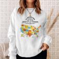 All 63 Us National Parks Map US National Park Hiking Map Sweatshirt Gifts for Her