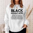 African American Black Mixed With Shea Melanin Sweatshirt Gifts for Her