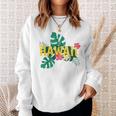 Aloha Hawaiian Sumer Vacation Tropical Flowers Hawaii Sweatshirt Gifts for Her