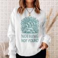 Anemonen Fisch Mit Spruch Auf Dem Rücken Sweatshirt Geschenke für Sie