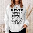 Angler Opa Papa Angeln Ruhestand Rente Sweatshirt Geschenke für Sie