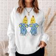 Bananas In Pajamas B1 And B2 Banana Lovers Sweatshirt Gifts for Her