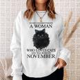 Born In November Sweatshirt Gifts for Her