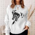 Boxer Dog Face Dog Lovers Boxer Dog Sweatshirt Gifts for Her