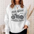 Cafe Racer Full Of Speed Vintage Motorcycle Sweatshirt Gifts for Her