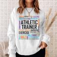 At Certified Athletic TrainerLove Words Sweatshirt Gifts for Her