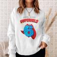 Children's 6Th Birthday Dieser Kleine Superheld Ist 6 Jahre Alt Held Sweatshirt Geschenke für Sie