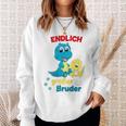 Children's Endlich Großer Bruder 2023 Announce Dino 80 Sweatshirt Geschenke für Sie