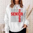 Class Of 2022 Senior Senior Graduation Women Sweatshirt Gifts for Her