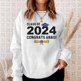 Class Of 2024 Congrats Grad 2024 Congratulations Graduate Sweatshirt Gifts for Her