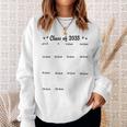 Class Of 2035 Graduation With Space For Handprints Sweatshirt Gifts for Her