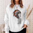 Cle Cleveland Ohio Native American Indian Tribe Sweatshirt Gifts for Her