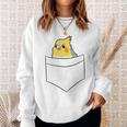 Cockatiel In Bag Bird Cockatiel Cockatiel Parakeet Sweatshirt Geschenke für Sie