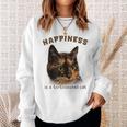 Cute Calico Cat Happiness Is A Tortoiseshell Cat Sweatshirt Gifts for Her