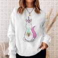 Cute Summer Unicorn Magic Ice Cream Mint & Pink S500036 Sweatshirt Gifts for Her