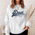Dad Est 2024 Dad To Be New Daddy Sweatshirt Gifts for Her