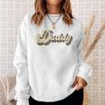Daddy Retro Vintage Dad For Lovers Fathers Day Dada Sweatshirt Gifts for Her