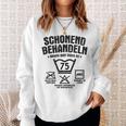 Dieses Gute Stück Ist 75 Schonend Treateln 75Th Birthday Sweatshirt Geschenke für Sie