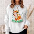 Discofox Disco Fox X Lustiger Fuchs Sonnebrille Tanzen Tanz Sweatshirt Geschenke für Sie