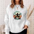 Drummer Dad Musician Fathers Day Daddy Drum Papa Drummer Sweatshirt Gifts for Her