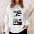 E39 5 Series With Ein Liebe Ein Leben A Love A Life Motif Sweatshirt Geschenke für Sie