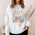 Easter Cat Easter Lover Sweatshirt Gifts for Her