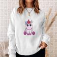 Egal Was Duorhast Ich Fahre Den Fluchtwagen Unicorn Sweatshirt Geschenke für Sie