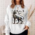 Egyptian Cat Eye Of Ra Vintage Symbol Ancient Egypt Sweatshirt Gifts for Her