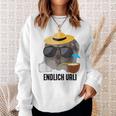 Endlich Urli X Sad Hamster Meme Party Ferien Urlaub Sommer Sweatshirt Geschenke für Sie