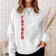 Fathers Day Daddy Strong Birthday Hero Daddy Dad Sweatshirt Gifts for Her